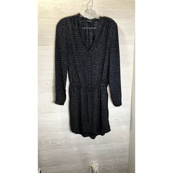 Hilary Radley Women Tunic Dress V-Neck Printed Long sleeves Short Dress‎ - Picture 5 of 10